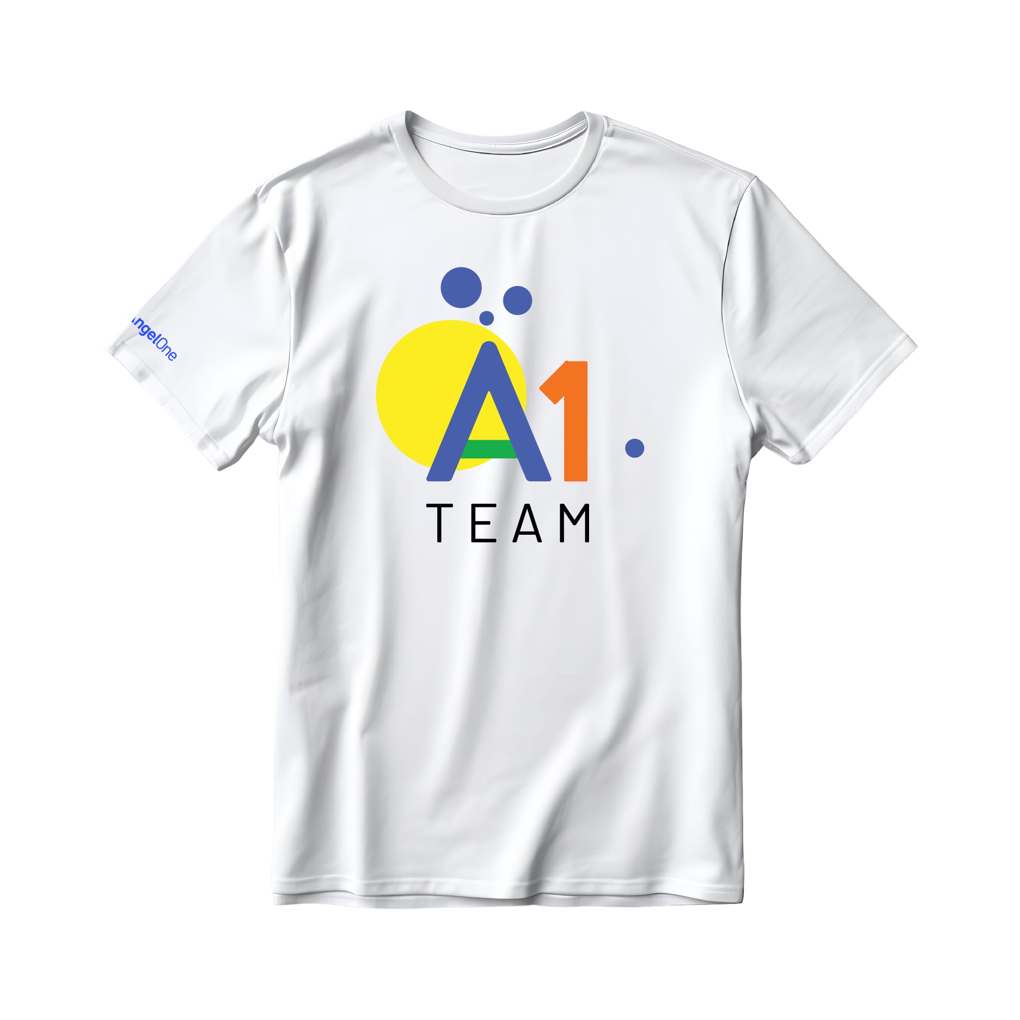 A1 Team Unisex Round Neck T-shirt - White